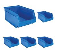 Tayg 254024 - Gaveta apilable nº 54, Azul, 336 x 216 x 155 mm (Paquete de 5)
