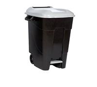 Tayg 421006 Eco - Contenedor de Residuos Eco con Pedal, color Gris, 100 L