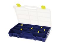 Tayg 46-26 Estuche organizador con separadores móviles, 2000 W, 240 V, Azul, Transparente, Amarillo, 378 x 290 x 61 mm