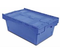 Tayg 6424-T Euro-caja con tapa para almacén y transporte, 600 X 400 X 240 mm