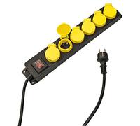 Tayg - Base múltiple 6 bases 2P+T cable goma (IP-44)