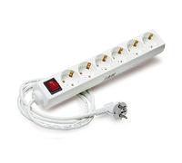Tayg - Base múltiple 6 bases 2P+T con interruptor