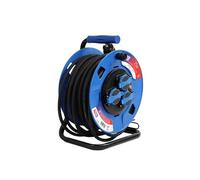 Tayg Enrollacable H05RR-F 3G1,5 - IP55 25 m Automático Montaje en pared Azul
