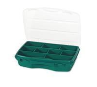 Tayg Estuche con separadores fijos n. 20-9, verde, 190 x 150 x 42 mm.