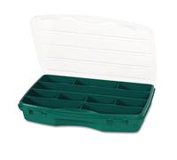 Tayg Estuche con separadores fijos n. 21-10, verde, 256 x 192 x 42 mm.