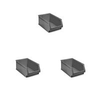 Tayg Gaveta Apilable Almacenamiento Gris Nº55 336x216x200 mm. (3/6) (Paquete de 3)