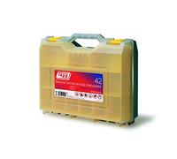 Tayg Maleta para herramienta eléctrica nº 42 – Verde, Transparente y Amarillo – 385 x 330 x 130 mm
