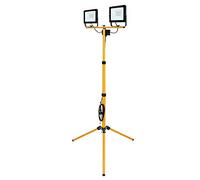 Tayg Proyector Doble Led Con Trípode, Negro / Amarillo