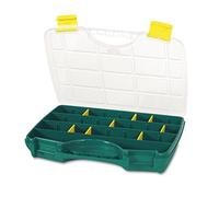 Tayg Toolbox 22-26, 312 x 238 x 51 cm, hasta 26 compartencias, color verde y transparente 022005