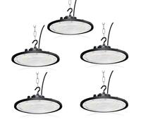 Tayire 300W Naves Industriales LED, 30000LM UFO Lámpara Alta Bahía IP65 Campana Industrial UFO Foco LED Taller Lámpara para Fábricas, Aeropuerto, Patio, Restaurante