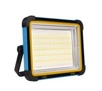 Tayire Foco LED Recargable 100W Bateria Foco de Trabajo con energía solar y Bateria USB Recargable Base Magnética 325LEDs 5 modos de iluminación Ideal para Camping, Pesca, Emergencias, Garaje, Taller