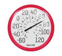 Taylor 6700rd Dial Termómetro, Rojo/Blanco, 13,25"