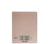 Taylor Báscula Digital de Alta Precisión con Sensor Manos Libres de Plástico en Caja de Regalo 16 x 20cm Rosa Dorado