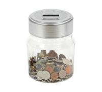 Taylor Brown Digital UK Pound Coins Automatic Piggy Bank Counter Counting Money Box Jar LCD Display Transparent Large Capacity Gift for Kids Adults (S