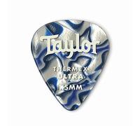 Taylor DarkTone 351 Blue Swirl Thermex Ultra Picks, 6 unidades, 1,5 mm