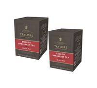 Taylor de Harrogate | English Breakfast Té Nero Pieno e Luminoso - 2 x 20 Bustine di Tè (100 Gr)