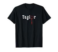 Taylor Nombre con corazón Colgante Camiseta