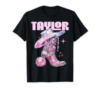 Taylor Outfit - Camisa de vaquera rosa discoteca para mujeres y adolescentes Camiseta