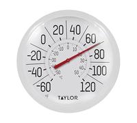 Taylor Precision Products 5650 - Termómetro para Exterior (Diámetro DE 20 cm), Color Blanco