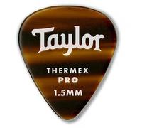Taylor Premium Darktone 351 Thermex Pro Picks Tortoise Shell 1,50 mm, paquete de 6