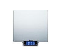 Taylor Pro Balanza Digital Grande, Balanza de Cocina de Acero Inoxidable, Mide Ingredientes Líquidos y Secos hasta 10kg, 16cm de Diámetro, Función de Tara, Múltiples Unidades, Apta para Lavavajillas, Necesita 3 pilas AAA