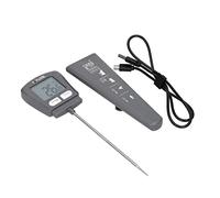 Taylor Pro Instant Read - Termómetro digital recargable USB para carne con 5 años de garantía, color negro, 20,5 x 2,5 x 5,7 cm, 0,1 g