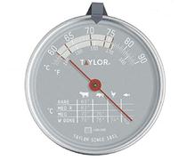 Taylor Pro Termómetro de Horno para Carne, Indicador de Temperatura con Sensor Apto para Horno, adecuado para Carne, Pescado y Barbacoa, Sensor con Tabla de Cocción, Acero Inoxidable