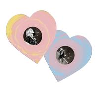 TAYLOR SWIFT - Lover - Live From Paris Heart Shaped Webstore Exclusive Pink & Blue Marble with Clear Slipcase