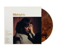 TAYLOR SWIFT MIDNIGHTS LP MAHOGANY MARBLED VINYL DISC SEALED 2022