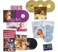 Taylor Swift "Taylor's Version" Colección completa: Fearless Gold Red / Speak Now Purple 1989 Sky Blue Incluye tarjeta de arte de bonificación