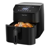 Taylor Swoden Amy - Freidora de aire de 4.5 L, 8 preajustes de cocción con un solo toque y función de precalentamiento, 1350W, digital, temporizador, libre de BPA, bandeja antiadherente, negro(AMY/02L