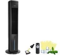 Taylor Swoden Climatizador Evaporativo Silencioso 5 en 1 con Tecnología ION y Difusor de Aromas, Enfriador de Aire, 5L, Oscilación 75°, 3 Velocidades/Modos, Temporizador 7h, Mando a Distancia, Negro