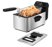 Taylor Swoden Freidora de 3 Litros, Tapa con Ventana de Visualización. Recipiente Totalmente Extraíble Para Vaciado de Aceite (2200 W)