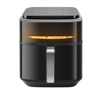 Taylor Swoden Freidora de Aire sin Aceite 6.5L con Doble Resistencia, 1800W, 8 Funciones, Ventana de Visualización, Libro de Recetas Incluido, Panel LED Táctil, Rejilla Antiadherente, Libre de BPA.