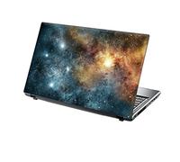 TaylorHe - Vinilo adhesivo para portátil de 39.6 cm y 38.1 cm con patrones coloridos y laminado de efecto piel, fabricado en Reino Unido