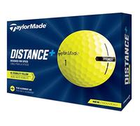 TaylorMade Distance +, Bola DE Golf Hombre, Amarillo, Talla Única