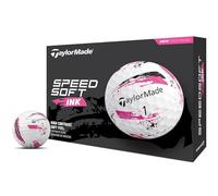 TaylorMade SpeedSoft Ink - Pelotas de golf para hombre, color rosa