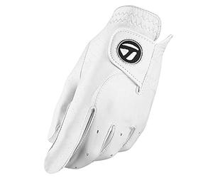 TaylorMade Guante de Golf TP para Hombre, Blanco, pequeño