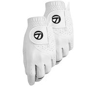 TaylorMade Guantes Stratus Tech, de piel sintética, a medida, para golf (2 unidades), Hombre, X-Large