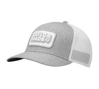 TaylorMade Lifestyle Retro Trucker Cap, 2024 Tapa, Gris y Blanco, Talla única Unisex Adulto