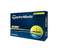 TaylorMade New Distance+ 2025 Bolas de Golf (Amarillo, Talla Única)