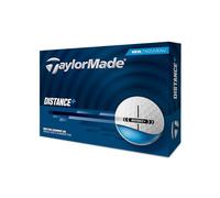TaylorMade – Bolas de golf New Distance+ 2025 – Blanco – Talla única – x12