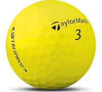 TaylorMade Pelotas de golf Soft Response (amarillo, paquete de 3) 1 manga 2022