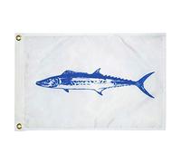 TaylorMade Products 3518, Bandera de Pescado, Nailon, 12 x 18 Pulgadas, caballa King