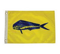 TaylorMade Products, Bandera de Pescador, pingüino de Pescado, Nailon, 30,48 cm x 45,72 cm, 4218, 12" x 18"