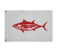 TaylorMade Products, Bandera de Pescador, pingüino de Pescado, Nailon, 30,48 cm x 45,72 cm, 4318, 12" x 18"