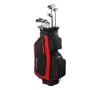 TaylorMade Set Completo Palos Golf RBZ 2025 (11 Piezas), Negro/Rojo (Grafito, Regular, Derecha)