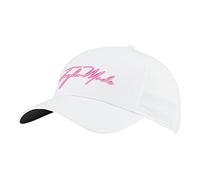 TaylorMade Sombrero TM Script para Mujer, Blanco_Rosa, Talla única