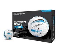 Taylormade SpeedSoft Ink - Pelotas de Golf para Hombre, 12 Unidades, Color Azul