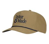 TaylorMade TM26 Frame Stock Rope Hat, Gorra de Golf para Hombre, Estándar, Talla Única, Marrón